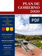 Plan de Gobierno 2020