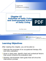 Activities of Daily Living and Instrumental Activities of Daily Living