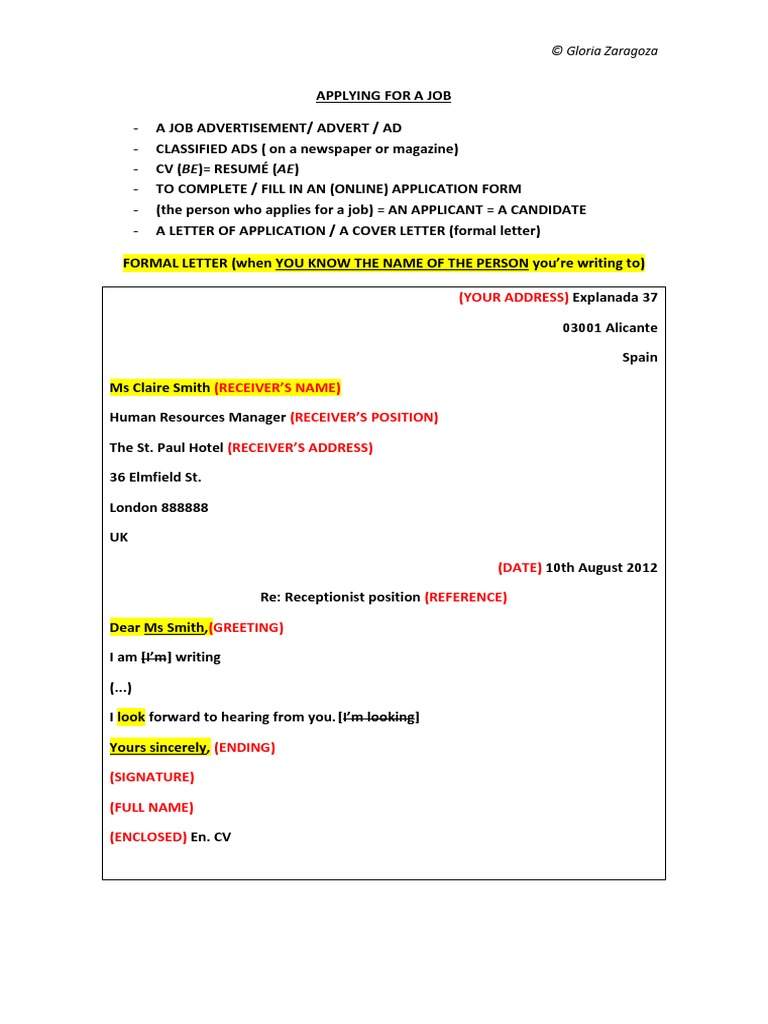 Formal Letters PDF | PDF
