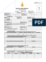 Application for Admission to Mae Fah Luang University