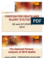 Firefighter Death and Injury Statistics: Us and Ny State 2015