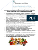 Recomendaciones Nutricionales DM2 PDF