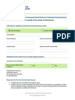 Increments Claim Form