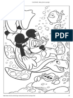 COLORIAGE - Mickey fait de la plongée.pdf