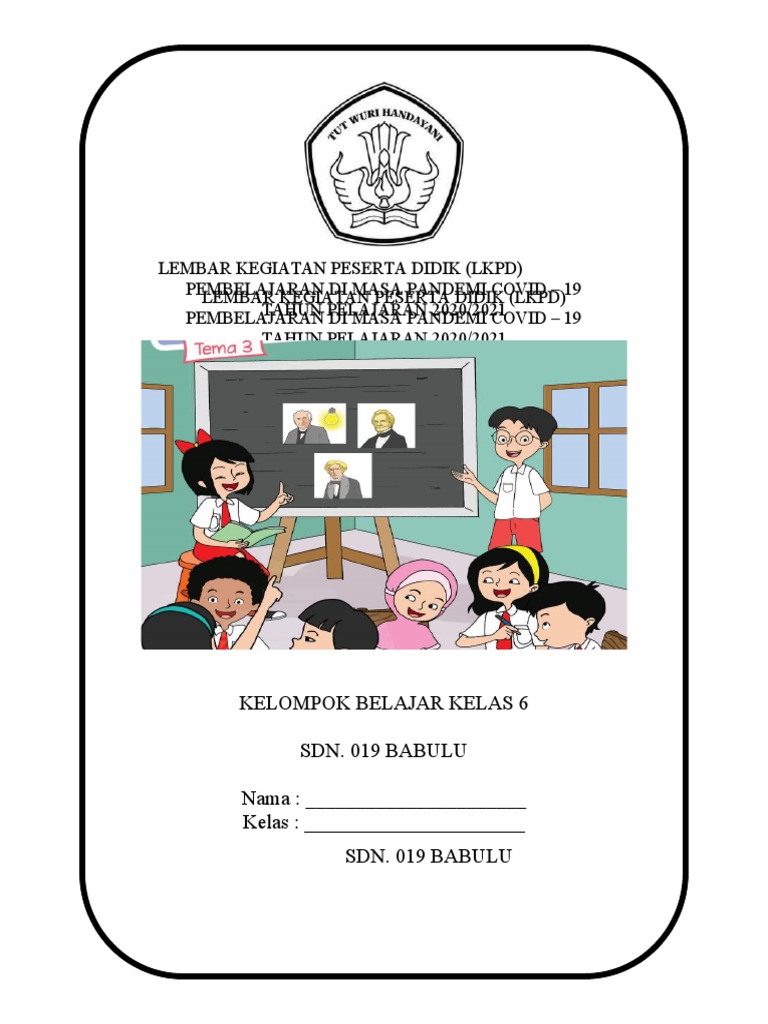 LKPD Tema 3 Sub Tema 1 | PDF | Sains & Matematika