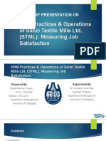 HRM Practices & Operations of Sanzi Textile Mills 2