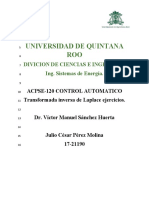 Tarea 4. Transformada Inversa de Laplace.