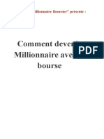 Comment Devenir Millionnaire Avec La Bourse PDF