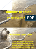 Footnote To Youth: By: Jose Garcia Villa