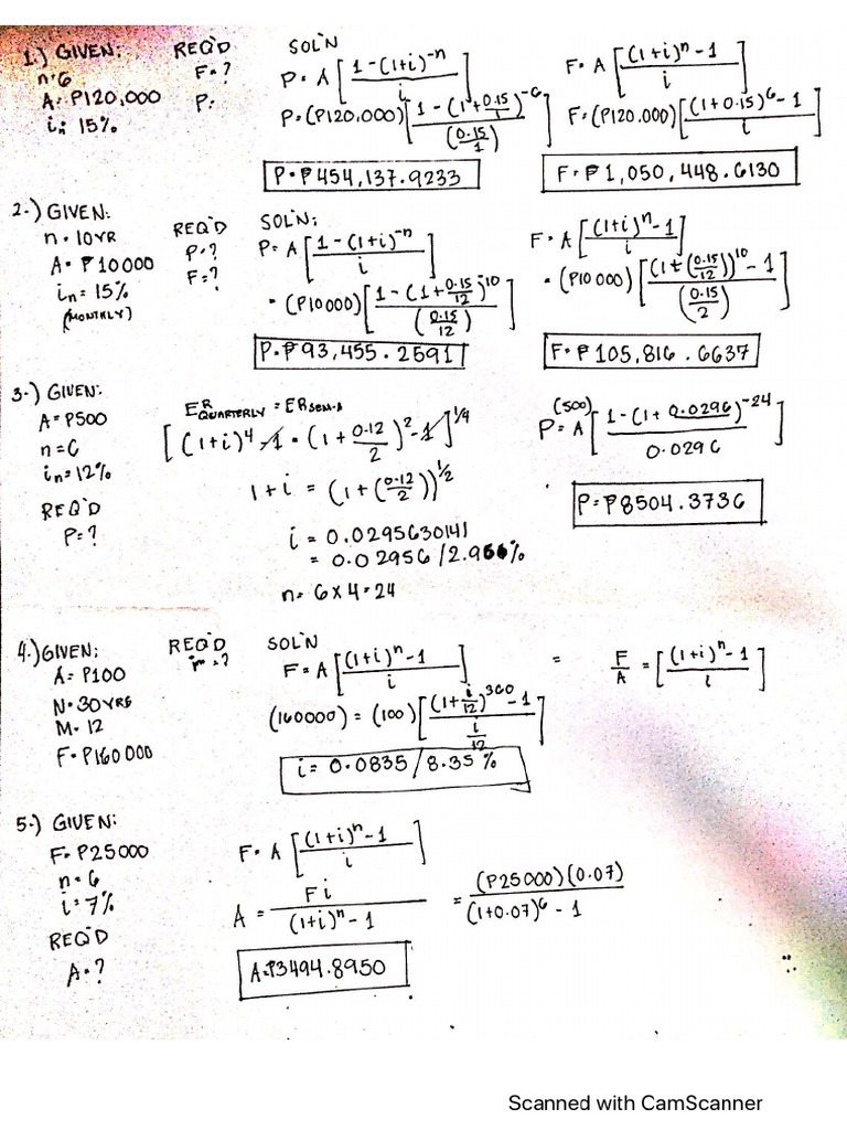 Engineering Economics Assignment | PDF