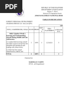 Parallel Assessment Module 1 TOS