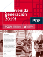 Librillo de Bienvenida A La Generación 2019