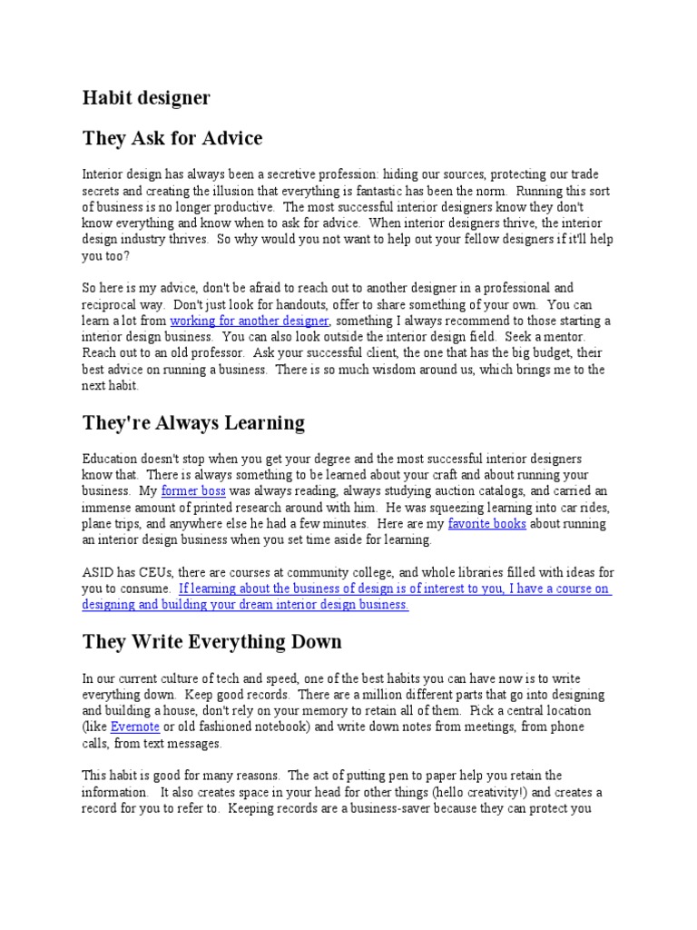 habit-designer-they-ask-for-advice-pdf-career-growth-self
