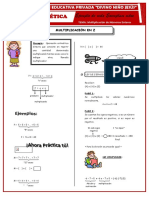 Multiplicacion de Numeros Enteros