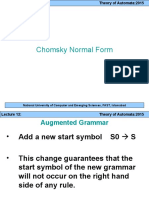 Lec 12-Chomsky Normal Form