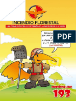 Cartilha Bombeiros - Incêndio Florestal 