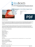 NEW BUILD - 83.4m Platform Supply Vessel .: General Description