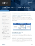 Privileged Access Security Data Sheet PDF