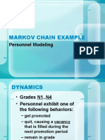Markov Chain Example: Personnel Modeling