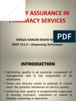 UNIT 2.2-Quality in Pharmacy Services-New