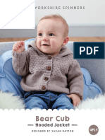Bear Cub Hooded Jacket in West Yorkshire Spinners Bo Peep 4 Ply DBP0015 Downloadable PDF - 2
