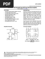 LF147/LF347 Wide Bandwidth Quad JFET Input Operational Amplifiers