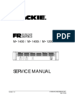 Mackie M1400 Main Service Manual