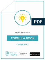 Hashlearn Chemistry Formula Jeemain - Guru PDF