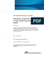 Handling Customer Returns in Microsoft Dynamics AX 2009