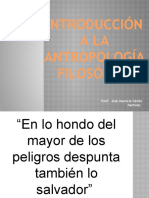 Introducción A La Antropología Filosófica