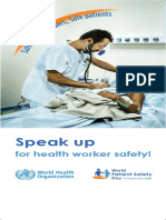 Speak Up: For Health Worker Safety!