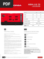 HBW-115 T5: Industrial Range Standard Soundproofing