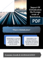 Impact On Globalization On BD