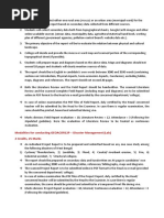 Modalities For Conducting GEOACOR12P - Disaster Management (Lab) 2 Credits, 25 Marks