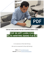 Top 50 Conclusions For IELTS Writing Band 7.0-8.0 PDF