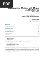 Instrumenting Cpython With Dtrace and Systemtap: Guido Van Rossum and The Python Development Team