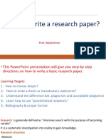 How To Write A Research Paper PDF