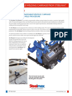 Programmable Welding Carriage From Steelmax: Arc Runner