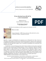 El Ser Relacional Más Allá Del Yo y de La Comunidad PDF