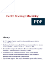 Electro Discharge Machining