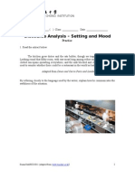 Discourse Analysis- setting and mood Ex 1