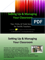 Setting Up & Managing Your Classroom