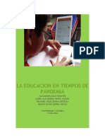 La Educacion en Tiempos de Pandemia