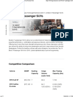 Vehicle MSRP Seating Capacity Cargo (Cubic Feet) Max Towing Capacity (LBS)