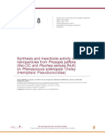 Synthesis and Insecticide Activity of Cu-Nanoparticles From (SW) DC and (Nutt) On Tinsley (Hemiptera: Pseudococcidae)