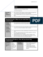 Educ2500 First Lesson Plan - Obstacle Course