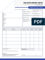 Commercial Invoice PDF