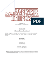 Stranger Things Episode Script 2 03 Chapter Three The Pollywog