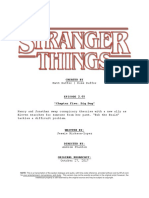 Stranger Things Episode Script 2 05 Chapter Five Dig Dug