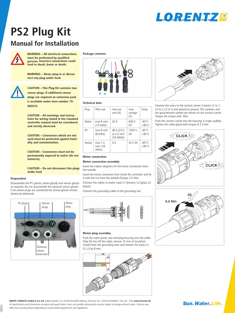 PS2 Plug Kit Installation Manual | PDF | Electrical Connector ...